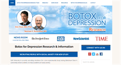Desktop Screenshot of botoxfordepression.com
