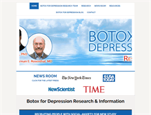 Tablet Screenshot of botoxfordepression.com
